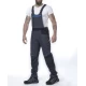 Salopeta cu pieptar 4xstretch premium slimfit, gri inchis Salopeta cu pieptar 4xstretch premium slimfit, gri inchis
