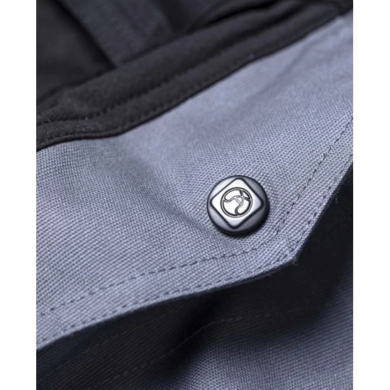 Salopeta cu pieptar 4xstretch premium slimfit, gri Salopeta cu pieptar 4xstretch premium slimfit, gri