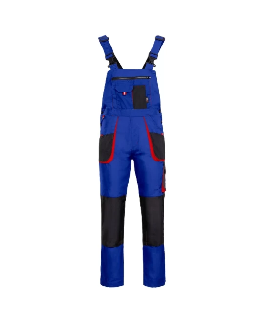 Salopeta cu pieptar rezistenta la uzura Kastori tercot 260g/m2, albastru negru