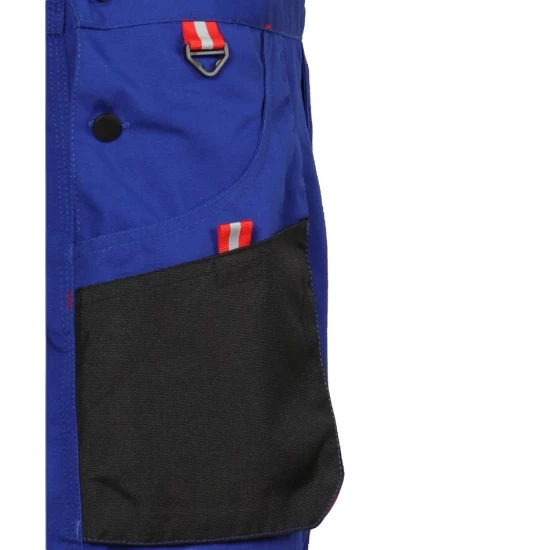 Salopeta cu pieptar rezistenta la uzura Kastori tercot 260g/m2, albastru negru