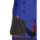 Salopeta cu pieptar rezistenta la uzura Kastori tercot 260g/m2, albastru negru