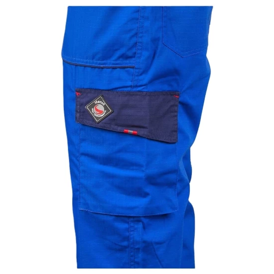 Salopeta cu pieptar subtire ripstop Royal, 190g/m2,albastru Salopeta cu pieptar subtire ripstop Royal, 190g/m2,albastru