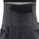 Salopeta cu pieptar softshell vatuita, gri