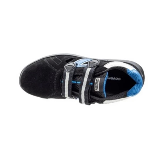 Sandale de protectie S1PS SR FO, bombeu compozit, negru-albastru Sandale de protectie S1PS SR FO, bombeu compozit, negru-albastru