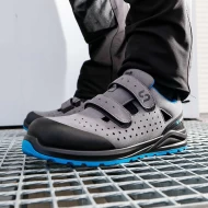 Sandale de protectie S1PS ESD Jeti  foarte comode, gri-albastru Sandale de protectie S1PS ESD Jeti  foarte comode, gri-albastru