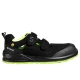 Sandale de protectie S1PS ESD foarte comode, negru-verde Sandale de protectie S1PS ESD foarte comode, negru-verde