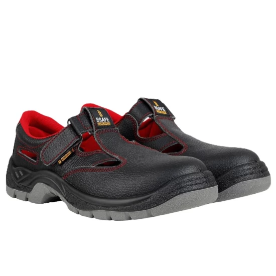 Sandale de protectie S1, bombeu metalic, negre Sandale de protectie S1, bombeu metalic, negre