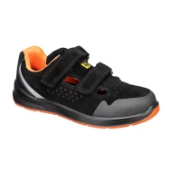 Sandale de protectie S1P ESD cu brant confortabil, negru-portocaliu Sandale de protectie S1P ESD cu brant confortabil, negru-portocaliu