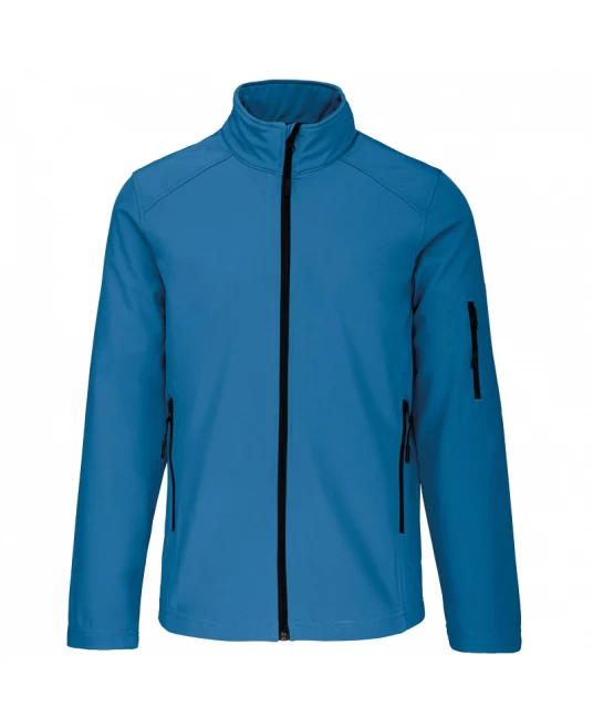 Jacheta softshell 3 straturi, waterproof 8000mm, Albastru aqua Jacheta softshell 3 straturi, waterproof 8000mm, Albastru aqua