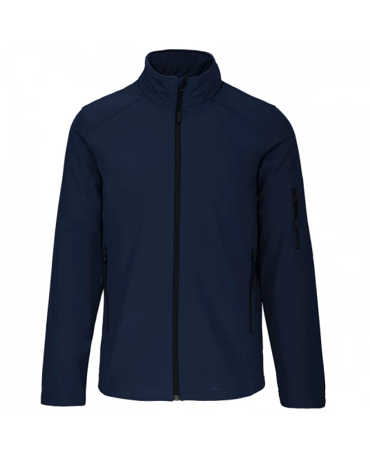 Jacheta softshell 3 straturi, waterproof 8000mm, Bleumarin Jacheta softshell 3 straturi, waterproof 8000mm, Bleumarin
