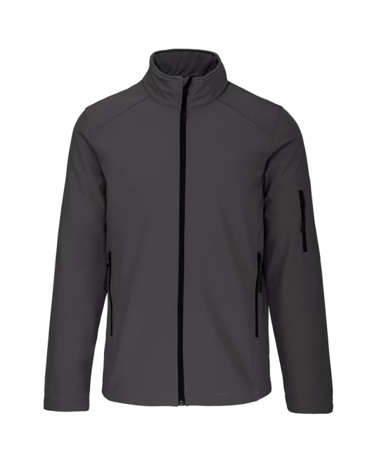 Jacheta softshell 3 straturi, waterproof 8000mm, Gri inchis Jacheta softshell 3 straturi, waterproof 8000mm, Gri inchis