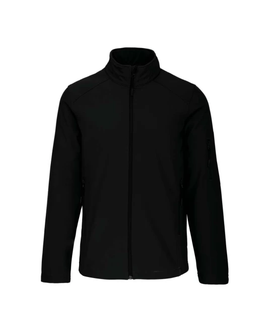 Jacheta softshell 3 straturi, waterproof 8000mm, Negru Jacheta softshell 3 straturi, waterproof 8000mm, Negru
