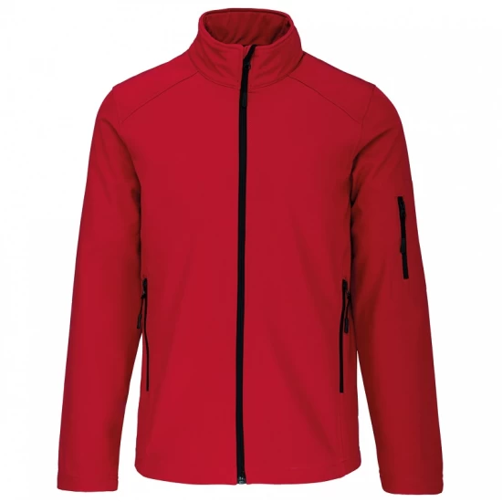 Jacheta softshell 3 straturi, waterproof 8000mm, Rosu Jacheta softshell 3 straturi, waterproof 8000mm, Rosu