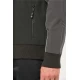 Softshell unisex bicolor, cu gluga, Bleumarin-albastru regal Softshell unisex bicolor, cu gluga, Bleumarin-albastru regal