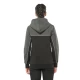 Softshell unisex bicolor, cu gluga, Bleumarin-albastru regal Softshell unisex bicolor, cu gluga, Bleumarin-albastru regal