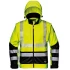 Jacheta softshell HiVis cu maneci detasabile, galben negru