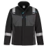 Softshell ignifug si antistatic, rezistent la arc electric, Negru