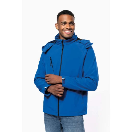 Softshell Kariban cu gluga detasabila, Albastru regal Softshell Kariban cu gluga detasabila, Albastru regal