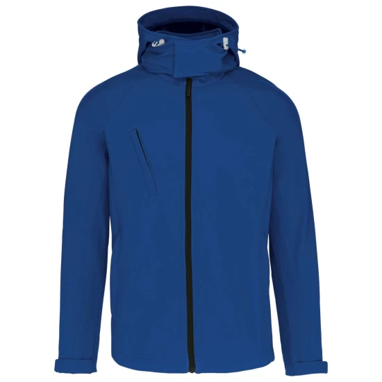 Softshell Kariban cu gluga detasabila, Albastru regal Softshell Kariban cu gluga detasabila, Albastru regal