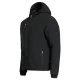 Jacheta softshell de iarna cu gluga, captuseala fleece, negru Jacheta softshell de iarna cu gluga, captuseala fleece, negru