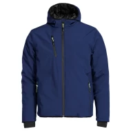 Jacheta softshell de iarna cu gluga, captuseala fleece, bleumarin Jacheta softshell de iarna cu gluga, captuseala fleece, bleumarin