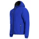 Jacheta softshell de iarna cu gluga, captuseala fleece, albastru Jacheta softshell de iarna cu gluga, captuseala fleece, albastru