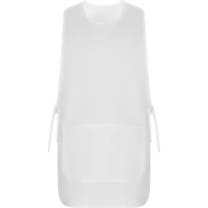 Sort poncho cu buzunar, tercot 195g/m2 alb Sort poncho cu buzunar, tercot 195g/m2 alb