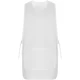 Sort poncho cu buzunar, tercot 195g/m2 alb Sort poncho cu buzunar, tercot 195g/m2 alb