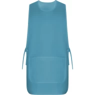 Sort poncho cu buzunar, tercot 195g/m2 albastru turcoaz