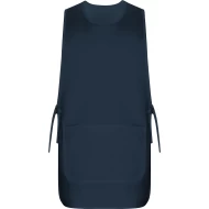 Sort poncho cu buzunar, tercot 195g/m2 bleumarin