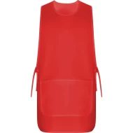 Sort poncho cu buzunar, tercot 195g/m2 rosu