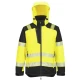 Jacheta de iarna Hivis premium parka, galben-negru