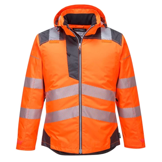 Jacheta vatuita premium HiVis, portocaliu gri Jacheta vatuita premium HiVis, portocaliu gri