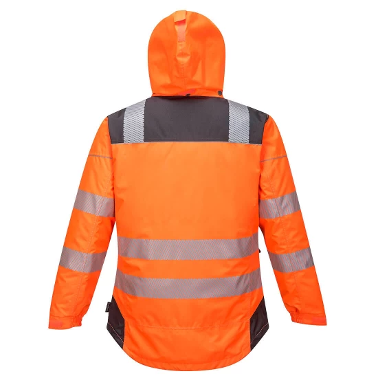 Jacheta vatuita premium HiVis, portocaliu gri Jacheta vatuita premium HiVis, portocaliu gri