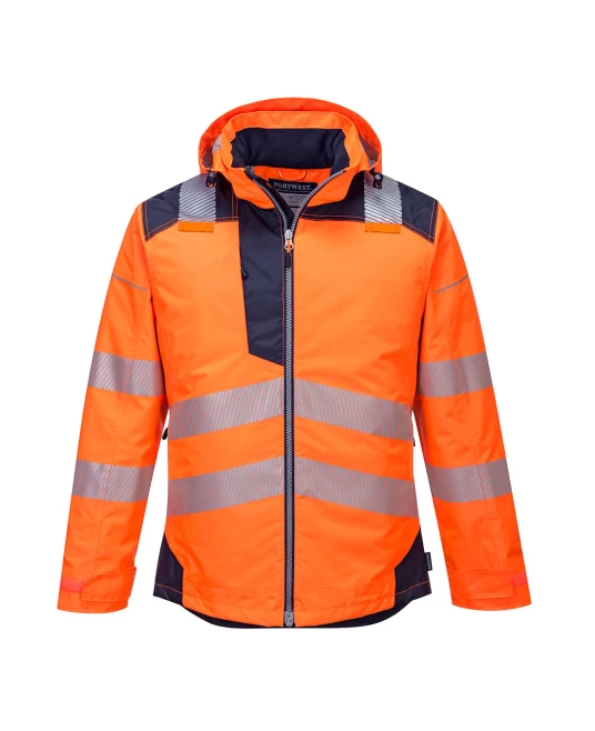 Jacheta vatuita premium HiVis, portocaliu bleumarin Jacheta vatuita premium HiVis, portocaliu bleumarin