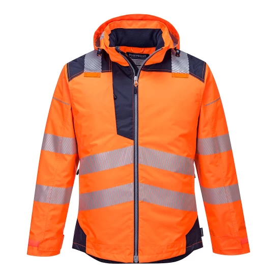 Jacheta vatuita premium HiVis, portocaliu bleumarin Jacheta vatuita premium HiVis, portocaliu bleumarin