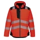 Jacheta vatuita premium HiVis, rosu negru Jacheta vatuita premium HiVis, rosu negru