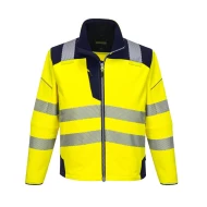 Jacheta premium softshell HiVis reflectorizant PW3, Galben bleumarin Jacheta premium softshell HiVis reflectorizant PW3, Galben bleumarin