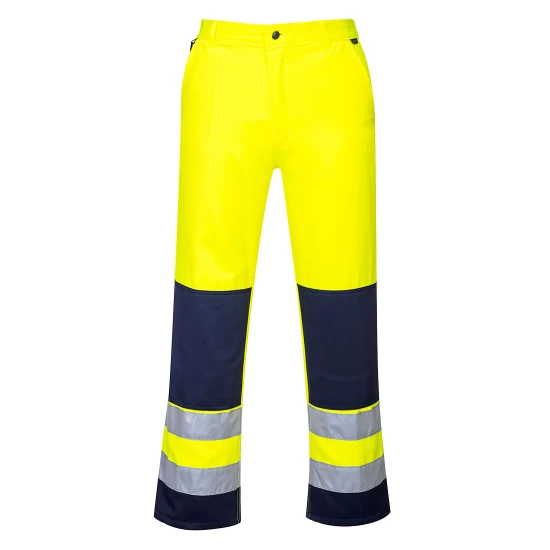 Pantaloni HiVis premium Madrid galben bleumarin Pantaloni HiVis premium Madrid galben bleumarin