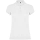 Tricou polo premium femei, bumbac 200g/mp, Alb Tricou polo premium femei, bumbac 200g/mp, Alb