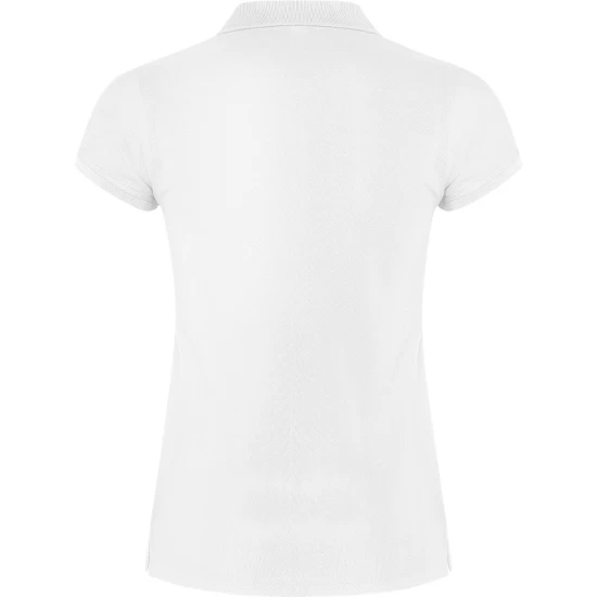 Tricou polo premium femei, bumbac 200g/mp, Alb Tricou polo premium femei, bumbac 200g/mp, Alb