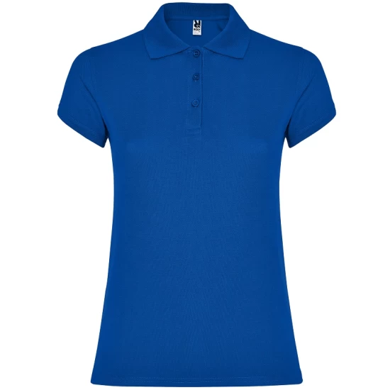 Tricou polo premium femei, bumbac 200g/mp, Albastru regal Tricou polo premium femei, bumbac 200g/mp, Albastru regal