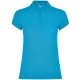 Tricou polo premium femei, bumbac 200g/mp, Albastru turcoaz Tricou polo premium femei, bumbac 200g/mp, Albastru turcoaz