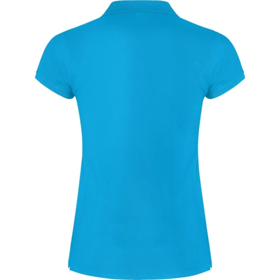 Tricou polo premium femei, bumbac 200g/mp, Albastru turcoaz Tricou polo premium femei, bumbac 200g/mp, Albastru turcoaz