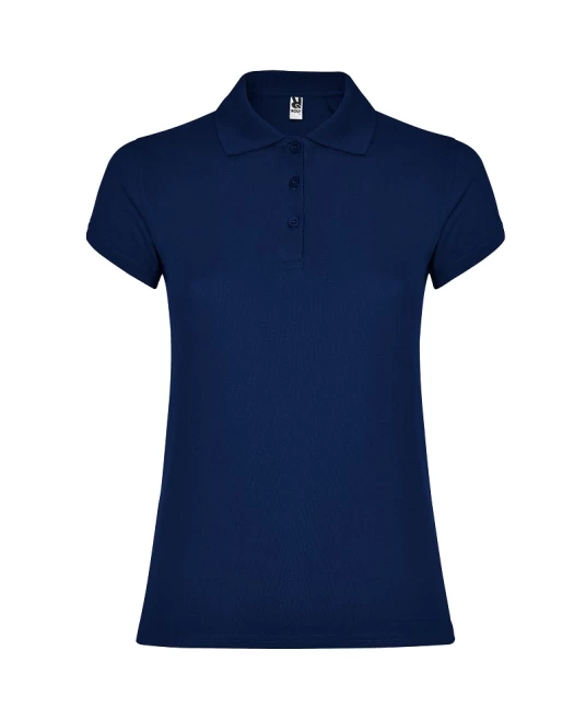 Tricou polo premium femei, bumbac 200g/mp, Bleumarin Tricou polo premium femei, bumbac 200g/mp, Bleumarin