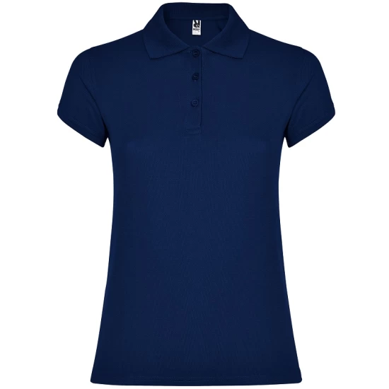Tricou polo premium femei, bumbac 200g/mp, Bleumarin Tricou polo premium femei, bumbac 200g/mp, Bleumarin