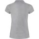 Tricou polo premium femei, bumbac 200g/mp, Gri melanj Tricou polo premium femei, bumbac 200g/mp, Gri melanj