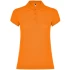 Tricou polo premium femei, bumbac 200g/mp, Portocaliu