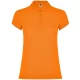 Tricou polo premium femei, bumbac 200g/mp, Portocaliu Tricou polo premium femei, bumbac 200g/mp, Portocaliu