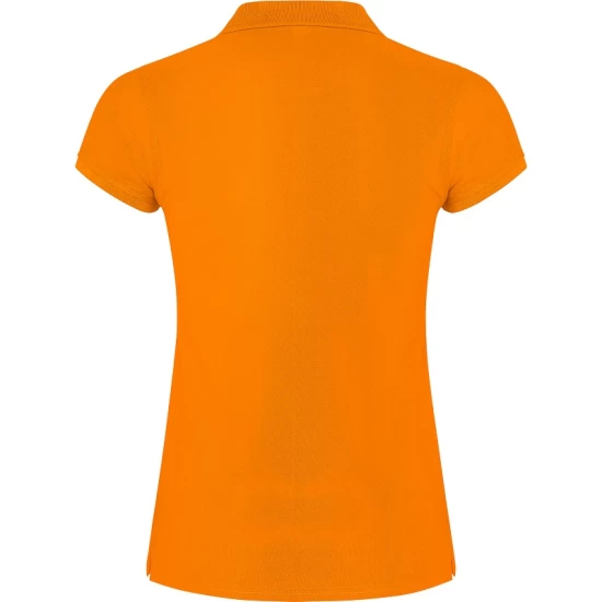 Tricou polo premium femei, bumbac 200g/mp, Portocaliu Tricou polo premium femei, bumbac 200g/mp, Portocaliu